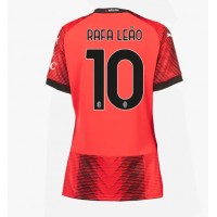 Billiga AC Milan Rafael Leao #10 Hemma fotbollskläder Dam 2023-24 Kortärmad